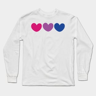 Bi pride flag Long Sleeve T-Shirt